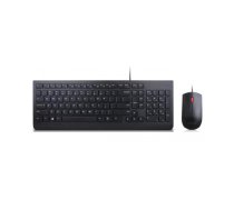 Lenovo 4X30L79916 tastatūra Pele iekļauta Universāls USB QWERTY Somu, Zviedru Melns