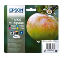 Epson Apple T1295 tintes kārtridžs 1 pcs Oriģināls Melns, Tirkīzzils, Fuksīns, Dzeltens