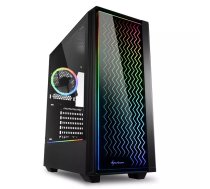 Datora korpuss Sharkoon RGB LIT 200 Midi Tower Black