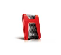 Ārējais HDD ADATA HD650 1TB USB 3.2 Gen 1 (2.5" SATA) sarkans