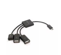 Gembird UHB-OTG-02 interfeisa centrmezgls USB 2.0 Micro-B