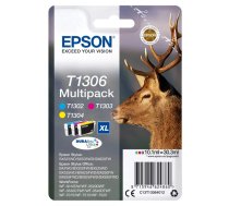 Epson Stag T1306 tintes kārtridžs 1 pcs Oriģināls Augsta (XL) produktivitāte Tirkīzzils, Fuksīns, Dzeltens