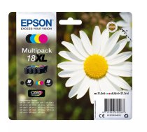 Epson Daisy C13T18164012 tintes kārtridžs 1 pcs Oriģināls Augsta (XL) produktivitāte Melns, Tirkīzzils, Fuksīns, Dzeltens