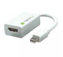 Techly Mini DisplayPort - HDMI M/F 15 m Balts