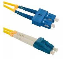 InfiniBand/optiķu kabelis Qoltec 54031 1 m SC LC Dzeltena