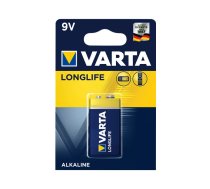 Varta Longlife Extra 9V Vienreizējas lietošanas baterija Sārmaina akumulatoru baterija