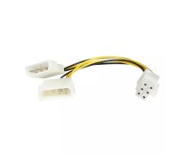 Barošanas kabeļa adapteris StarTech.com LP4 uz 6 Pin PCI Express video karti