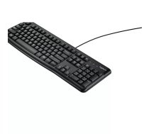 Logitech K120 Corded Keyboard tastatūra Birojs USB QWERTY US International Melns