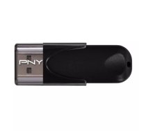 USB zibatmiņa PNY 64GB USB Type-A melna Attaché 4 2.0