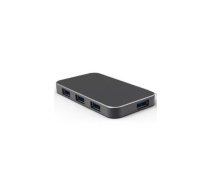Digitus USB 3.0 HUB 4-Port USB 3.2 Gen 1 (3.1 Gen 1) Type-A 5000 Mbit/s Melns