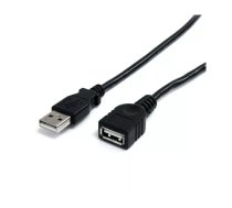 USB pagarinātājs StarTech.com USBEXTAA6BK 6 pēdas melns