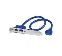 StarTech.com USB3SPLATE interfeisa karte/adapteris Iekšējs USB 3.2 Gen 1 (3.1 Gen 1)