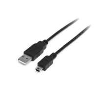 StarTech.com USB2HABM1M USB kabelis USB 2.0 1 m USB A Mini-USB B Melns