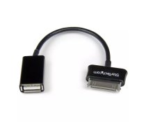 StarTech.com SDCOTG mobilo telefonu kabelis Melns 0,1524 m Samsung 30p USB A