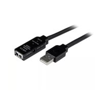 StarTech.com USB2AAEXT15M USB kabelis 15 m USB 2.0 USB A Melns