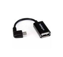 StarTech.com UUSBOTGRA USB kabelis USB 2.0 0,127 m Micro-USB B USB A Melns