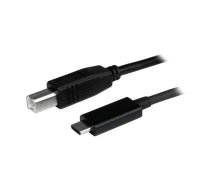 StarTech.com USB2CB1M USB kabelis USB 2.0 1 m USB C USB B Melns