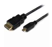 StarTech.com HDADMM1M HDMI kabelis 1 m HDMI Type A (Standard) HDMI Type D (Micro) Melns