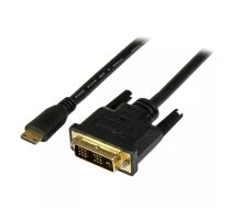 StarTech.com HDCDVIMM1M video kabeļu aksesuārs 1 m Mini-HDMI DVI-D Melns