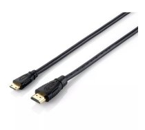 Equip 119307 HDMI kabelis 2 m HDMI Type A (Standard) HDMI Type C (Mini) Melns