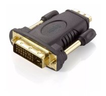 Equip 118908 kabeļu spraudņu pāreja DVI (24+1) HDMI A Melns