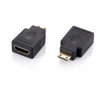 Equip 118914 kabeļu spraudņu pāreja HDMI A HDMI C Melns