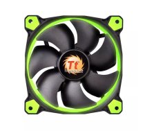 Thermaltake Riing 12 Datora korpusam Ventilators 12 cm Melns, Zaļš