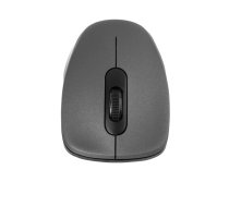 Bezvadu optiskā biroja pele MODECOM MC-WM10S — ambidekstra, RF bezvadu, 1600 DPI, 3 pogas, melna