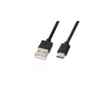 USB kabelis IBOX IKUMTC USB 3.2 Gen 1 (USB A — USB C), 1 m, melns, 2 A