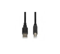 USB kabelis IBOX IKU2D 1.8 m — USB A uz USB B, USB 2.0, melns