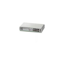 Allied Telesis AT-GS910/8E-50 Nepārvaldīts Gigabit Ethernet (10/100/1000) Pelēks