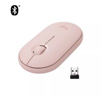 Logitech Pebble M350 pele Birojs Abām rokām RF bezvadu sakari + Bluetooth Optisks 1000 DPI