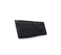 Logitech Wireless Keyboard K270 tastatūra RF Bezvadu QWERTY Angļu Melns