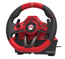 Hori Mario Kart Racing Wheel Pro Deluxe Melns, Sarkans USB Stūre + pedāļi Analogs Nintendo Switch