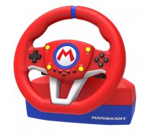 Hori Mario Kart Racing Wheel Pro Melns, Zils, Sarkans, Balts USB Stūre + pedāļi Analogs Nintendo Switch