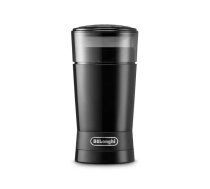 Dzirnaviņas De’Longhi KG200 — nerūsējošā tērauda žirņi, pupiņu tvertne 90 g, 170 W, melna