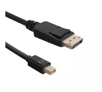 DisplayPort kabelis Qoltec 50434 1.8 m Mini DisplayPort Melns
