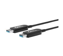 Microconnect USB3.0AA10BOP USB kabelis 10 m USB 3.2 Gen 1 (3.1 Gen 1) USB A Melns