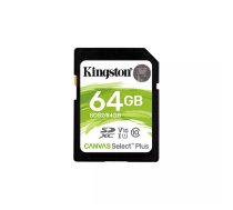 Kingston Technology Canvas Select Plus 64 GB SDXC UHS-I Klases 10