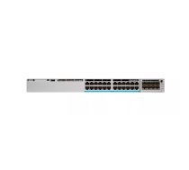 Pārvaldāms L2/L3 tīkla slēdzis Cisco C9300-24S-E Pelēks