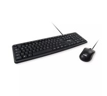 Equip 245201 tastatūra Pele iekļauta Birojs USB QWERTY Spāņu Melns