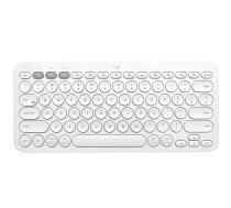 Logitech K380 Multi-Device tastatūra Universāls Bluetooth sistēma QWERTZ Vācu Balts