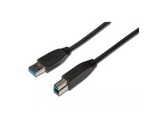 ASSMANN Electronic AK-300115-018-S USB kabelis 1,8 m USB 3.2 Gen 1 (3.1 Gen 1) USB A USB B Melns