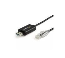 StarTech.com ICUSBROLLOVR kabeļu spraudņu pāreja RJ-45 USB 2.0 Type-A Melns