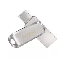 SanDisk Ultra Dual Drive Luxe USB zibatmiņa 256 GB USB Type-A / USB Type-C 3.2 Gen 1 (3.1 Gen 1) Nerūsējošs tērauds