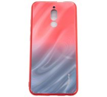 Aizmugurējais vāciņš Evelatus Xiaomi Redmi 8 Water Ripple Gradient Color Anti-Explosion Tempered Glass Case Gradient Red-Black