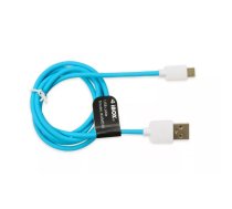 iBox IKUMD3A USB kabelis 1 m USB 2.0 USB A Micro-USB B Zils