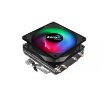 Procesora dzesētājs AEROCOOL Air Frost 4 — 4 siltuma caurules, 90 mm ventilators, TDP 125 W, alumīnija lameles, melns