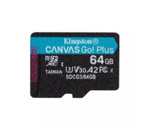 Kingston Technology Canvas Go! Plus 64 GB MicroSD UHS-I Klases 10