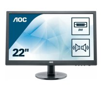 AOC 60 Series E2260SDA LED display 55,9 cm (22") 1680 x 1050 pikseļi WSXGA+ Melns